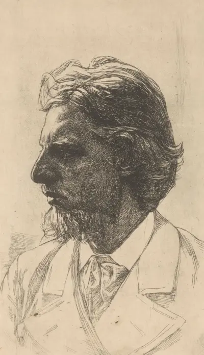 Porträtt av Jacques Perk av Jan Veth