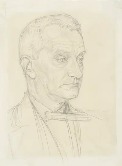 Porträtt av Jan Egers van Iterson av Jan Veth