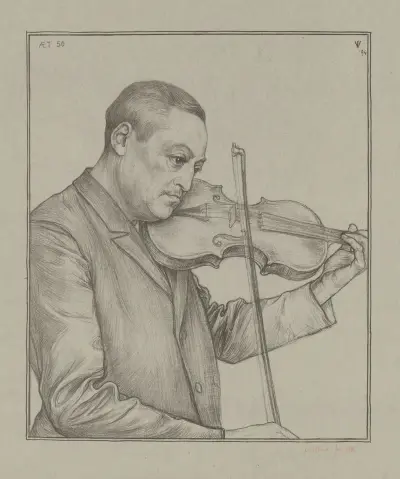 Porträtt av Joseph Cramer av Jan Veth