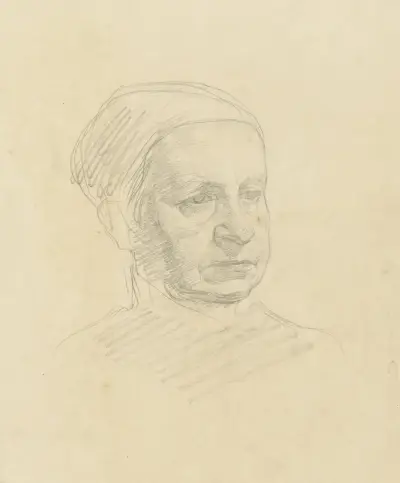 Portret van mevrouw Anna Cornelia Veth-Giltay von Jan Veth