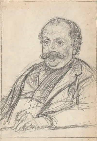 Porträtt av mr. F.S. van Nierop av Jan Veth