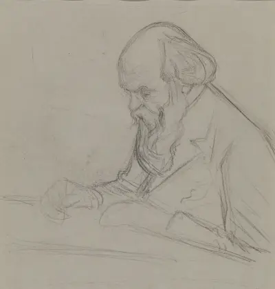 Porträtt av Petrus Josephus Hubertus Cuypers av Jan Veth