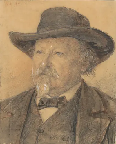 Porträtt av Philip van der Kellen av Jan Veth
