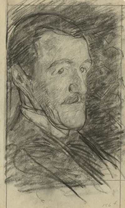 Porträtt av Richard Roland Holst av Jan Veth