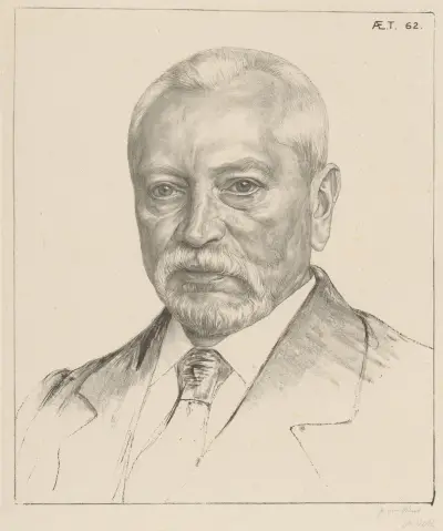 Portret van Theodorus Hendrik Mac Gillavry, Jan Veth