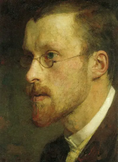 Självporträtt av Jan Pieter Veth av Jan Veth