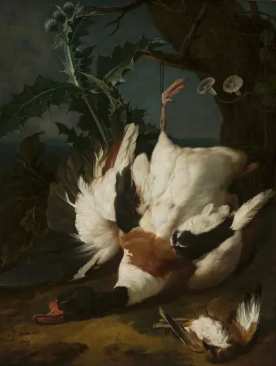 Dead drake av Jan Weenix