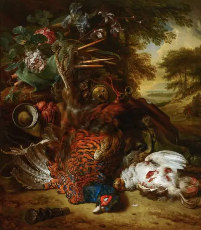 Hunting Still Life av Jan Weenix