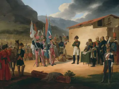 Battle of Tudela av January Suchodolski