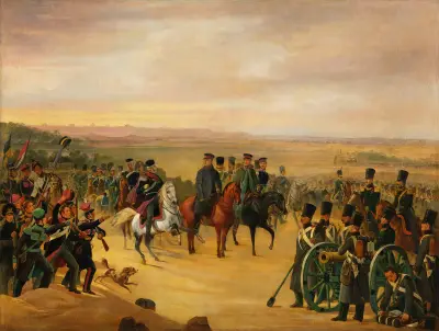 General Józef Chłopicki and Skrzynecki among soldiers av January Suchodolski