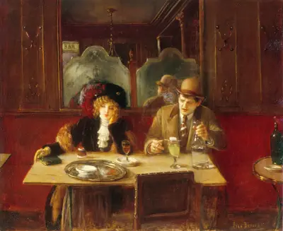 På kaféet, kallat Absinten av Jean Béraud