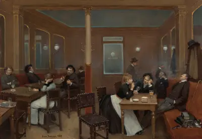 Brasserie D’étudiants (Student Brasserie) av Jean Béraud