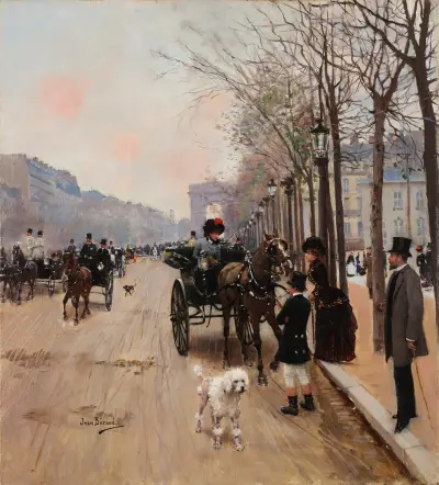 Champs-Élysées av Jean Béraud