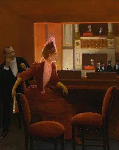 La Loge av Jean Béraud