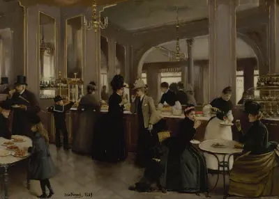 La pâtisserie Gloppe av Jean Béraud