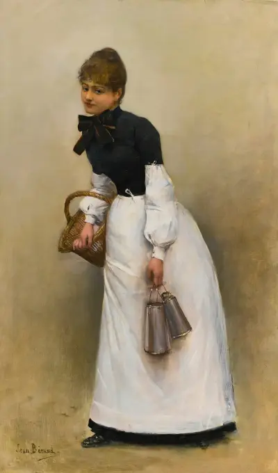 La Servante (La Petite Laitière) av Jean Béraud