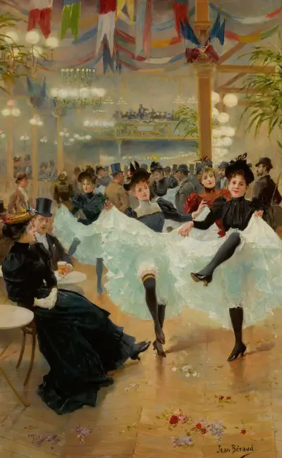 Le Café De Paris av Jean Béraud