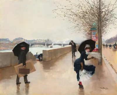 Le vent av Jean Béraud