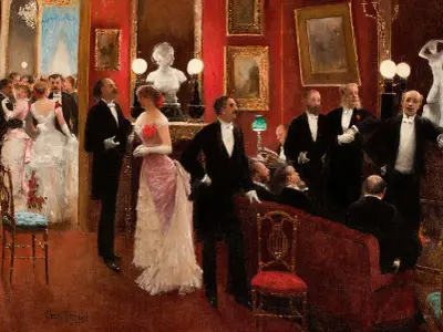 Scène Du Bal av Jean Béraud
