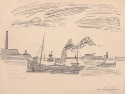 Båtar av Jean Brusselmans