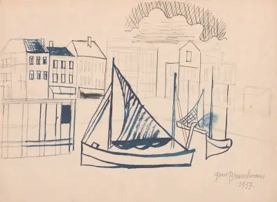 Båtar av Jean Brusselmans