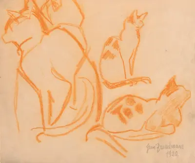 Cats av Jean Brusselmans