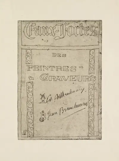 Eaux-Fortes des peintres-graveurs av Jean Brusselmans