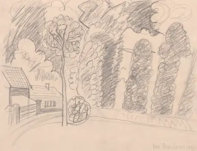 Landskap av Jean Brusselmans