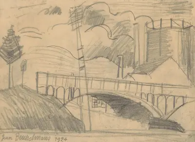 Landskap av Jean Brusselmans