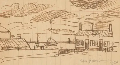 Landskap av Jean Brusselmans