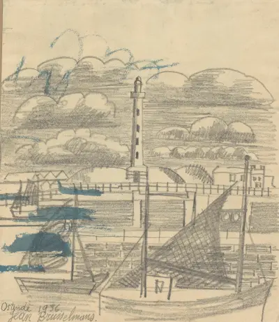 Ostend av Jean Brusselmans