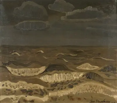 Havslandskap av Jean Brusselmans