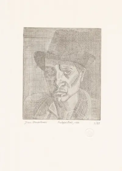 Självporträtt av Jean Brusselmans
