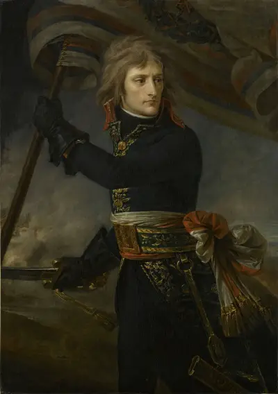 Bonaparte at the Bridge of Arcole av Antoine-Jean Gros