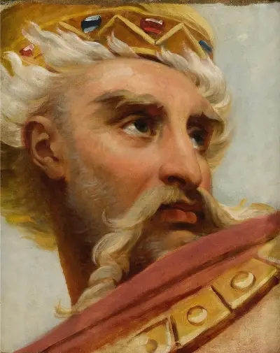 Head of Charlemagne av Antoine-Jean Gros