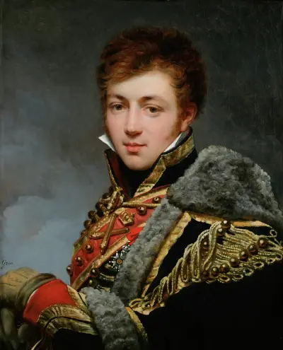 Portrait of Count Honoré de La Riboisière (1788-1868) av Antoine-Jean Gros
