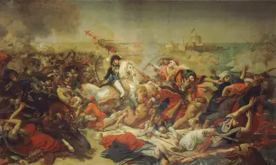 The Battle of Abukir, 25 July 1799 av Antoine-Jean Gros