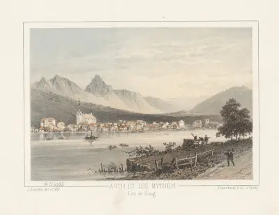 Arth et les Mythen Lac de Zoug av Jean Jacottet