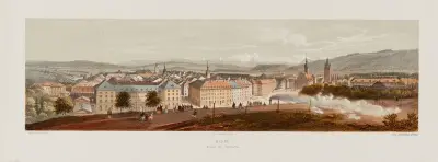 Bern från stadsmuren av Jean Jacottet