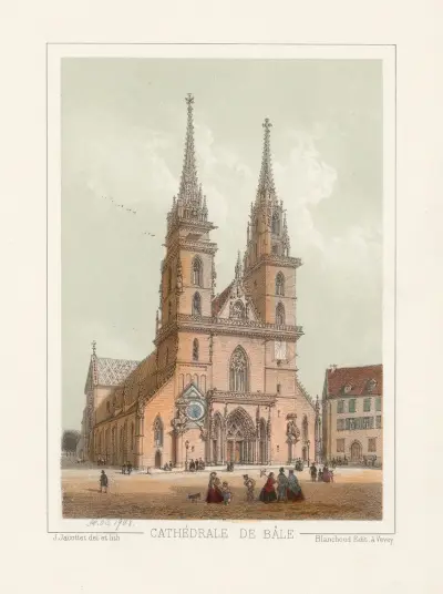 Cathédrale de Bâle av Jean Jacottet