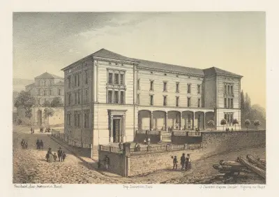 École des Filles à Neuchatel av Jean Jacottet