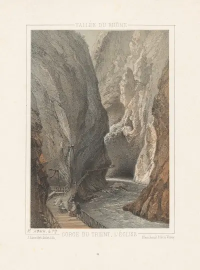 Gorge du Trient, l’Église av Jean Jacottet