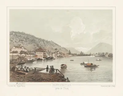 Hoffsteitten près de Thun av Jean Jacottet