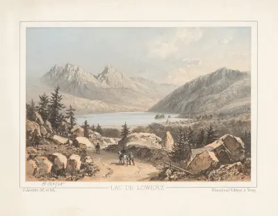 Lac de Lowerz av Jean Jacottet