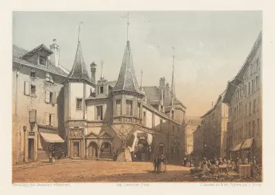 Place des Halles av Jean Jacottet