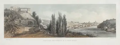 Schaffhouse pris audessous de la maison Mauser av Jean Jacottet
