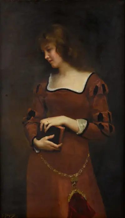 Wistful thought av Gustave Jean Jacquet