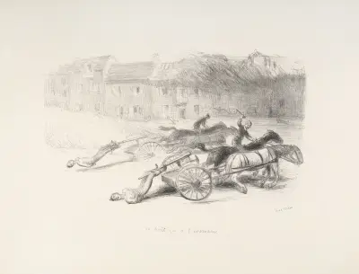 12 Août 1914 à Linsmeau av Jean Veber