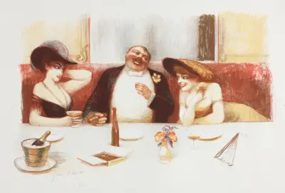 Chez Durand av Jean Veber