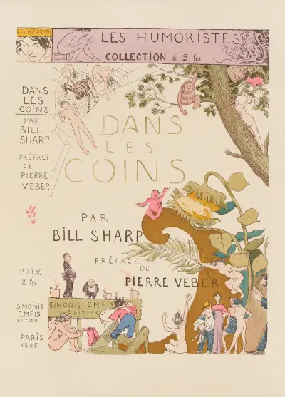 Dans les coins – couverture du livre de Bill Sharp av Jean Veber